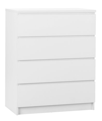 4 drawer chest LIMFJORDEN white
