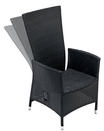 Állítható szék SKIVE fekete