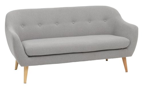 Sofa EGEDAL 2,5-seter lys grå