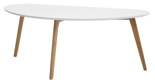 Couchtisch LEJRE 60x120 weiss/eiche JYSK