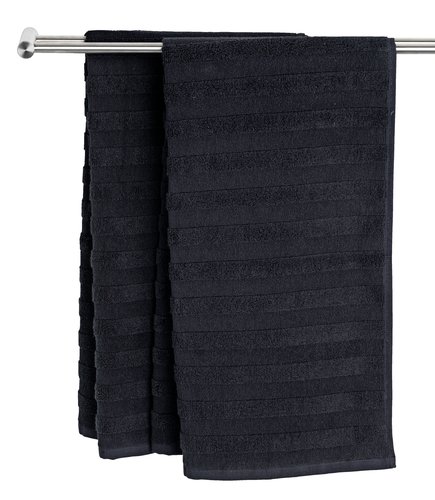 Handdoek TORSBY 50x90 zwart