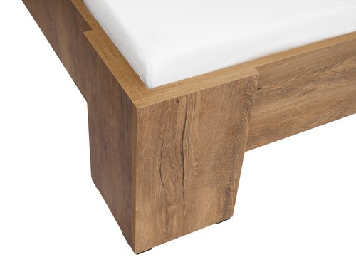 Estrutura de cama VEDDE 180x200 carv sel
