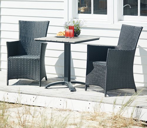 Bistrotisch HOBRO 70x70 grau JYSK