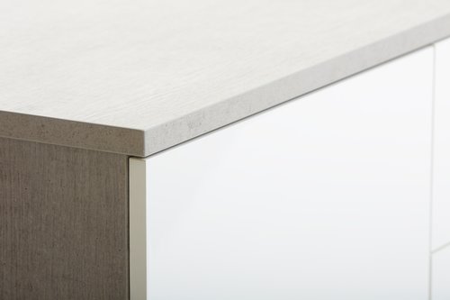 TV-bord JERNVED beton/højglans