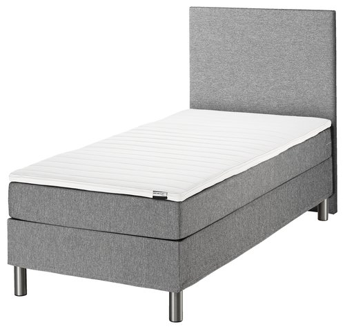 Sänggavel 90x115 H10 PLAIN grå-22