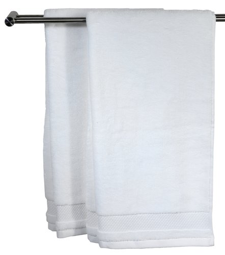 Badehåndkle NORA 70x140cm hvit KRONBORG