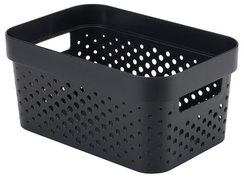 Basket INFINITY 4.5L plastic black