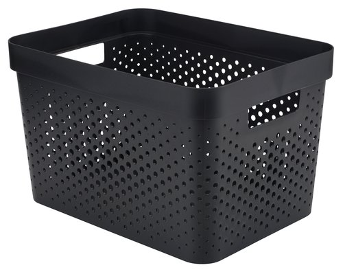 Basket INFINITY 17L plastic black