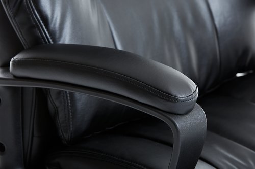 Office chair TJELE black faux leather