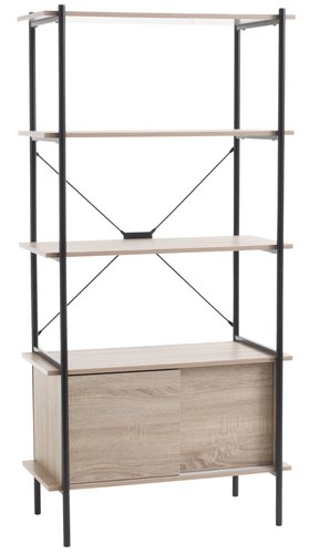 Shelving unit VANDBORG 4 shelves. 2 doors