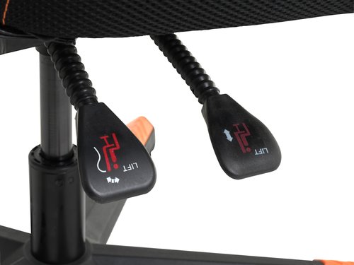 Cadeira gaming GAMBORG preto/laranja