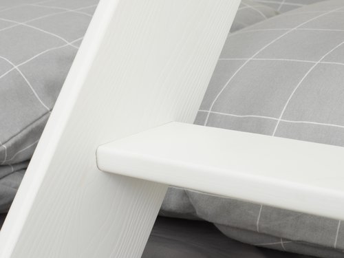 Krevet na sprat VESTERVIG 90/140x200 sa ljestvama bijela