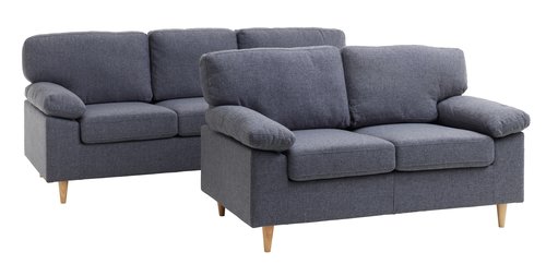 Sofa GEDVED 3-pers. grå