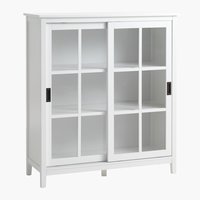Display cabinet NORDBY 2 doors white