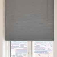Plisségardin FUR 110x130 lysdemp grå