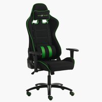 Sedia gaming LAMDRUP nero/verde