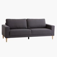 Sofa EGENSE 3-seter grå