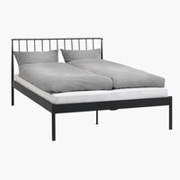 Bedframe ABILDRO 90x200 zwart |