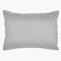 Pillowcase percale 50x70/75cm light grey