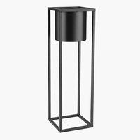 Vaso DETLEF L15xC15xA50cm preto