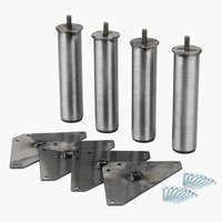 Sengeben Ø3,5xH15cm stål 4 stk/pk