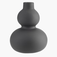 Vase ROBERT Ø11xH15cm svart