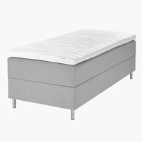Boxspring 90x200 GOLD C25 opbergruimte grijs-23