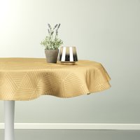 Tablecloth BLOMME D120 yellow