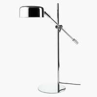 Lampada tavolo ISAK P16xL42xH49cm crom.