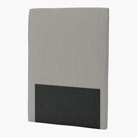 Hoofdbord 90x125 H30 rond grijs-21
