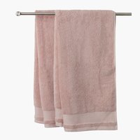 Gæstehåndklæde NORA 40x60 støvet rosa