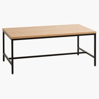 Couchtisch TEBSTRUP 60x110 schwarz/eiche