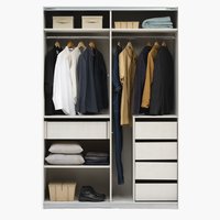 SALTOV wardrobe 150 + accessories white