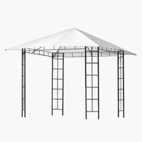 Gazebo roof FAABORG W3xL3m white