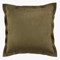 Sierkussen ALM suede 45x45 olijfgroen