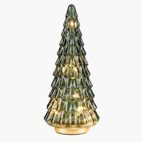 Kerstboom MODGUNN glas H26cm met timer