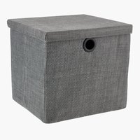 Storage box FRILO W32xL30xH29cm grey