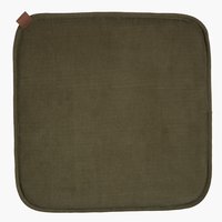 Seat pad LOMME 38x38x2 green