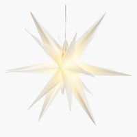 Julstjärna GYLFE Ø57xH44cm f/upphängning m/timer
