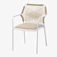 Stacking chair FASTRUP white