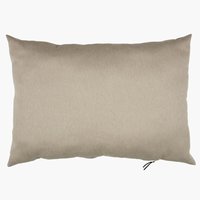 Ryggpute LILJE velur 50x70 beige