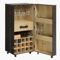 Bar cabinet RISTINGE 50x108 dark brown