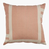 Sierkussen DVERGSYRE 45x45 lichtrood/beige