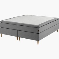 Boxspring 160x200 GOLD C75 latex grijs-23