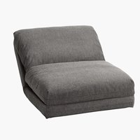 Folding chair bed VEGGER grey