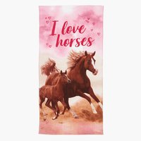 Asciugamano da bagno HORSES 70x140 cm