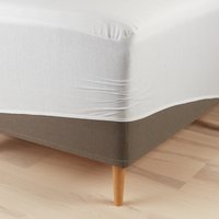 Sovramaterasso impermeabile KAMMA Jersey 90x200x30 cm bianco