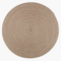 Matta MASKROS Ø160 taupe/beige