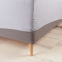 Lenzuolo con angoli ELSE Jersey 90/100x200x30 cm grigio