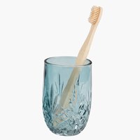 Tandborsthållare EDSVALLA återvunnet glas blå